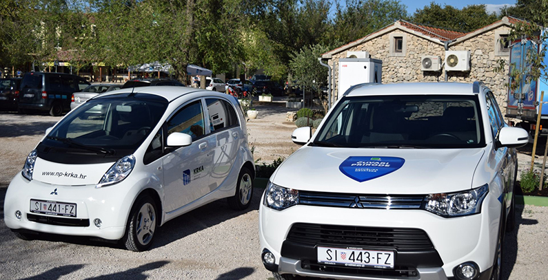 Advanced charger for electric cars installed at Krka