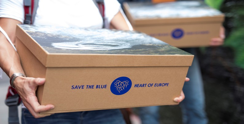 Petition handed to EBRD calling on IFIs to drop “destructive hydropower in the Balkans”