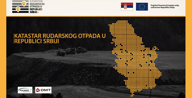 Public presentation of Cadastre of Mining Waste project to be held on October 24