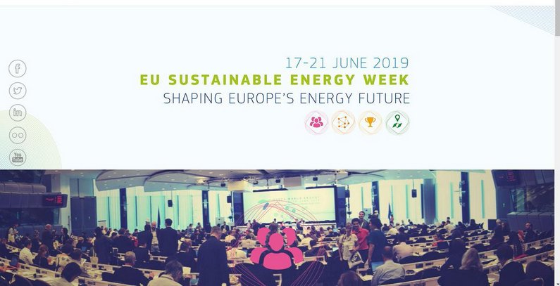 Applications for EUSEW 2019 Sustainable Energy Awards due by February 4