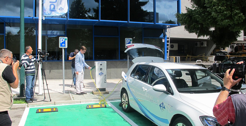 EPBiH installs 6 e-chargers, buys 6 electric vehicles