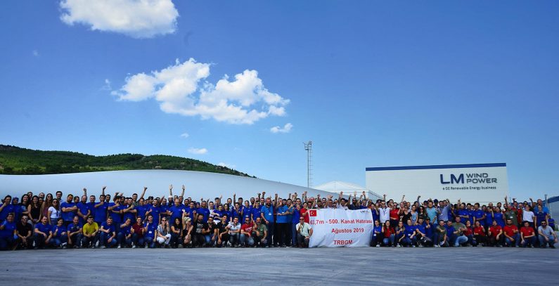LM Wind Power’s plant in Bergama produces 500th blade