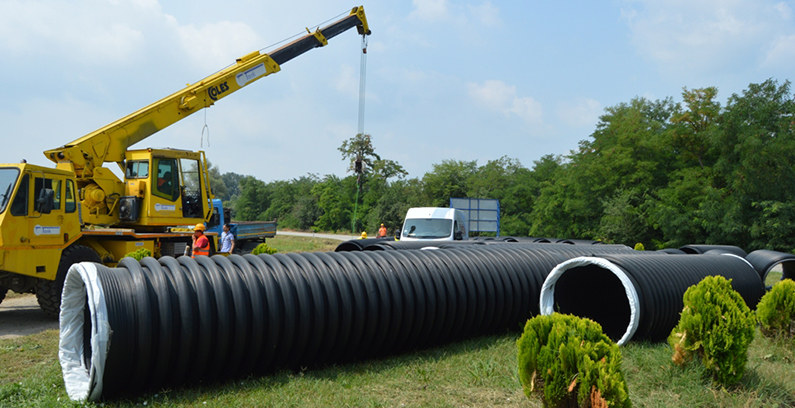 Leskovac starts building collector for wastewater treatment system
