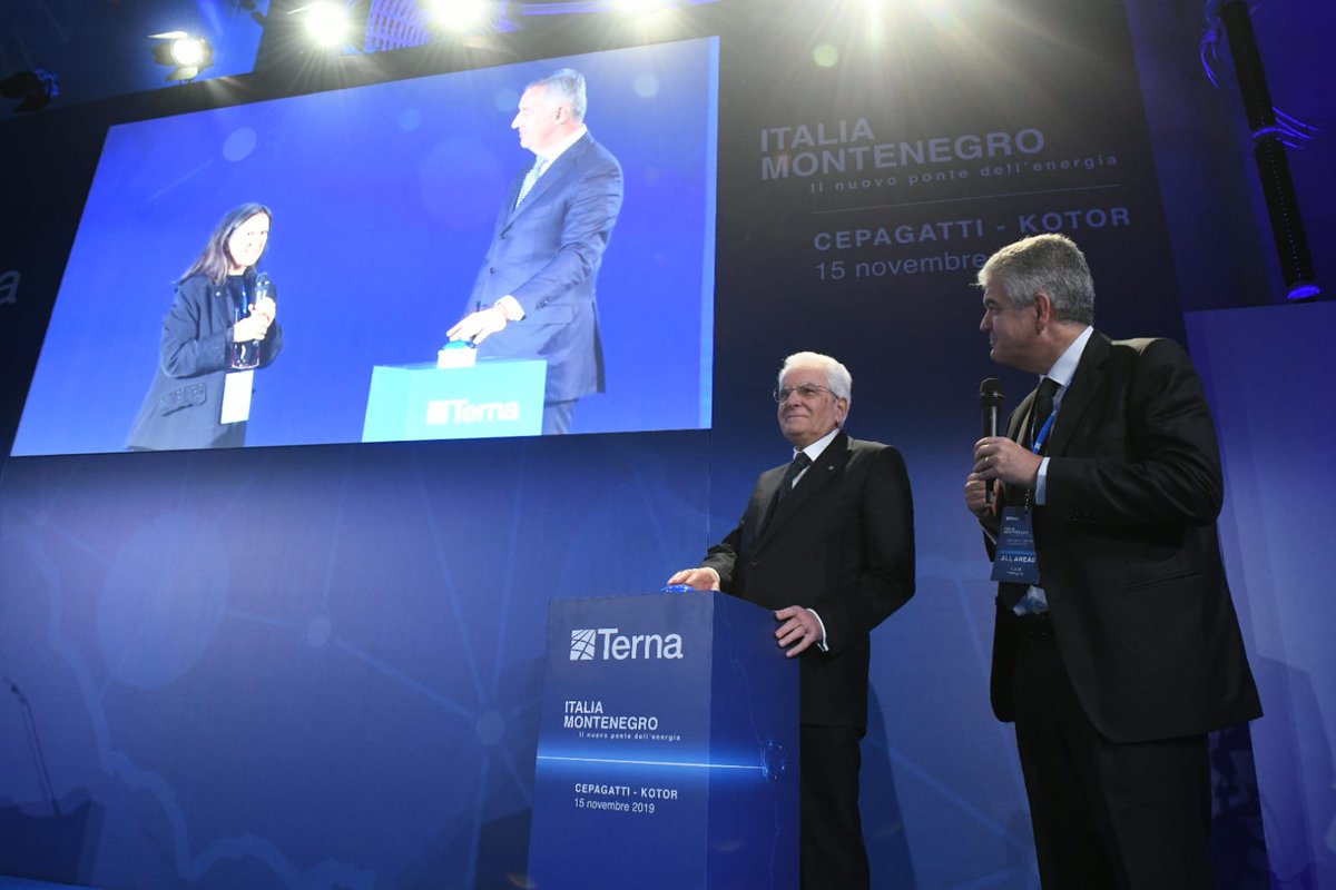 Italy-Montenegro undersea power interconnector put in operation