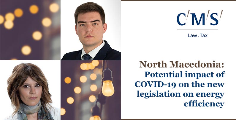 Potential impact of COVID-19 on the new legislation on energy efficiency in North Macedonia