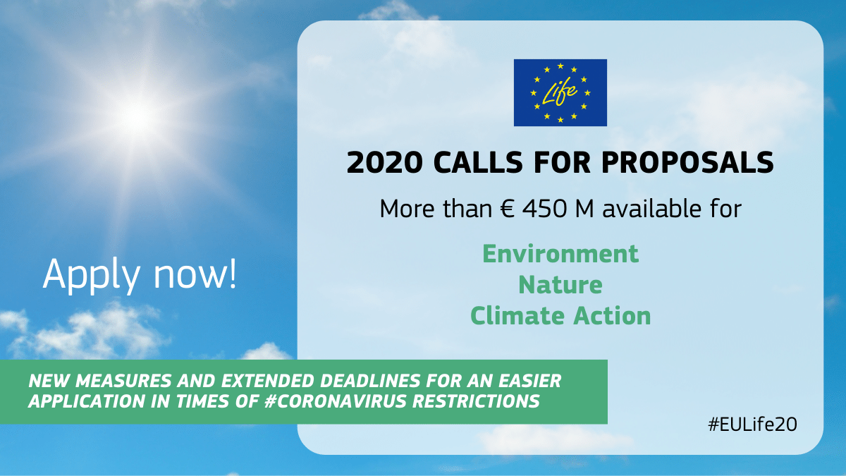 EU calls for proposals for this year’s LIFE program of over EUR 450 million