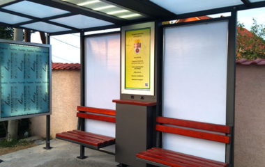 PetroSolar smart bus stops Nis