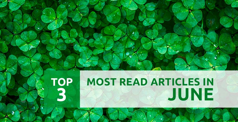 Top 3 most read articles in June