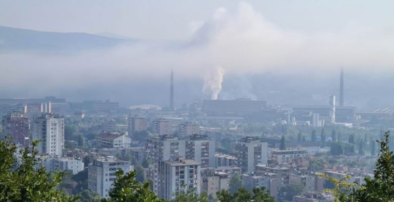 Excessive air pollution recorded today in Bor
