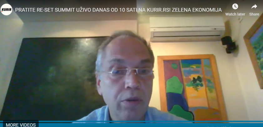 reset summit green agenda decarbonization lutovac