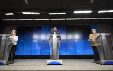 EU leaders budget, green recovery funds 55 emission cut