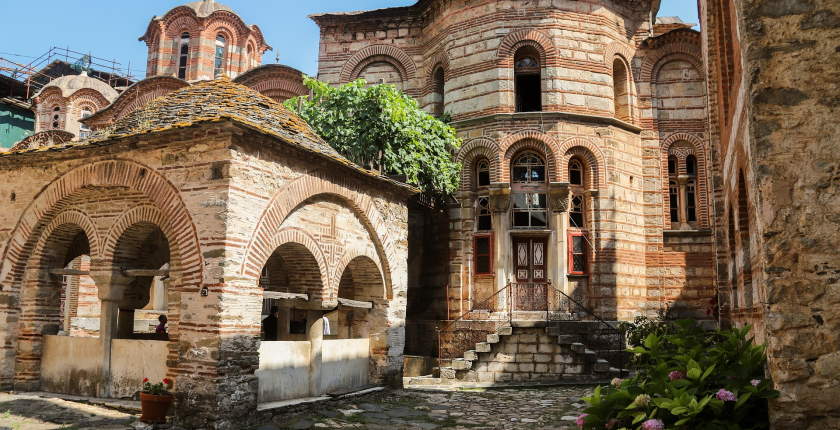 Monasteries Mount Athos photovoltaic