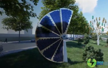 Renewables electric cars lighting Smart Road Tirana