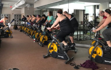 home workout generate power spin bike