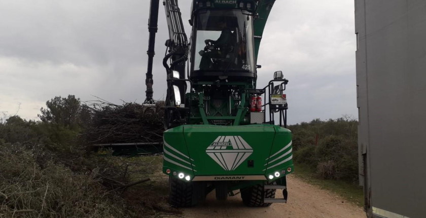 Cooperative in Croatia biomass power plant olive tree waste