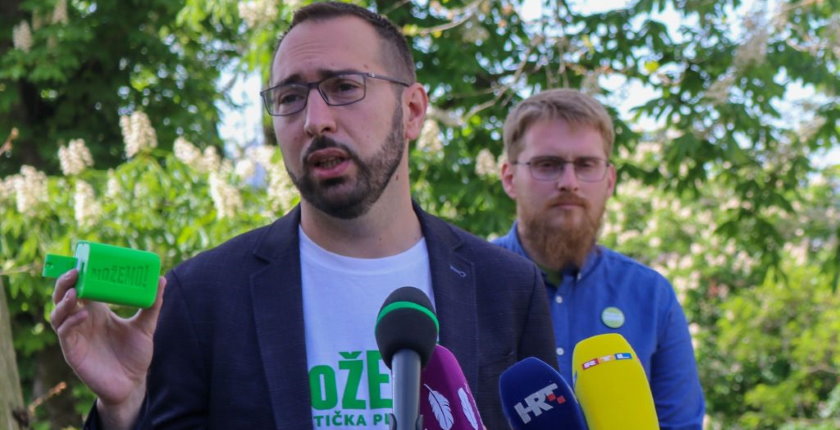 Tomislav Tomasevic strong lead Zagreb mayoral election green left