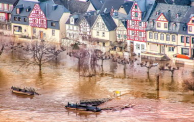 Climate change increased intensity of German floods - report