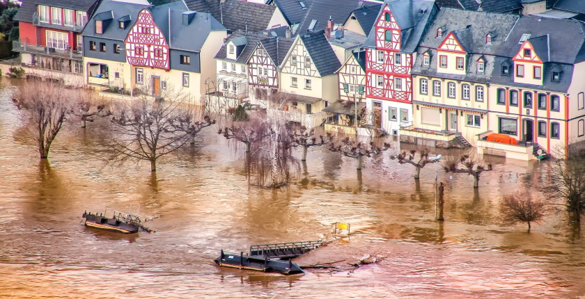 Climate change increased intensity of German floods - report