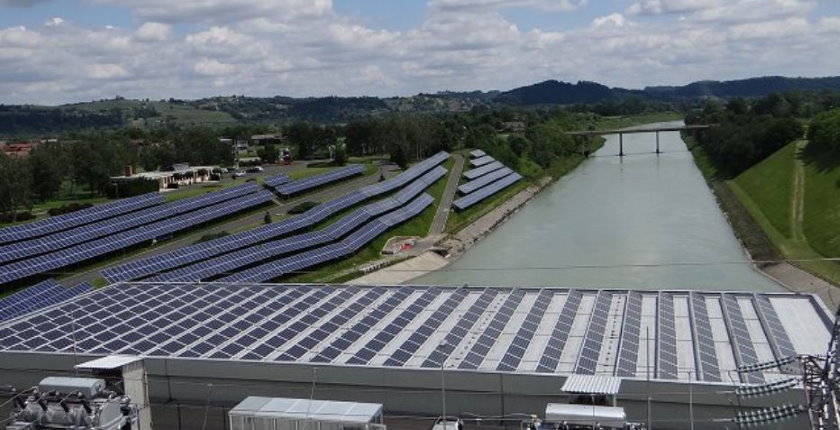 DEM Slovenia largest hydropower plant solar power