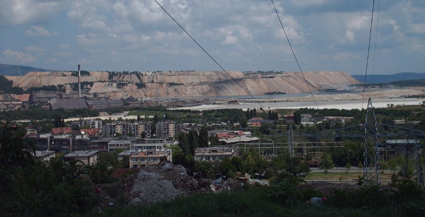 Mining town Bor strongest SO2 air pollution Serbia