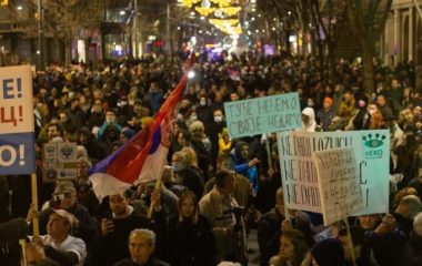 Massive protests Serbia Rio Tinto lithium mining ambition pollution