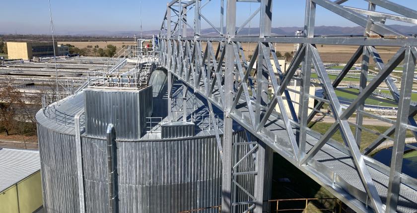 Sofia wastewater plant expands biogas production unit