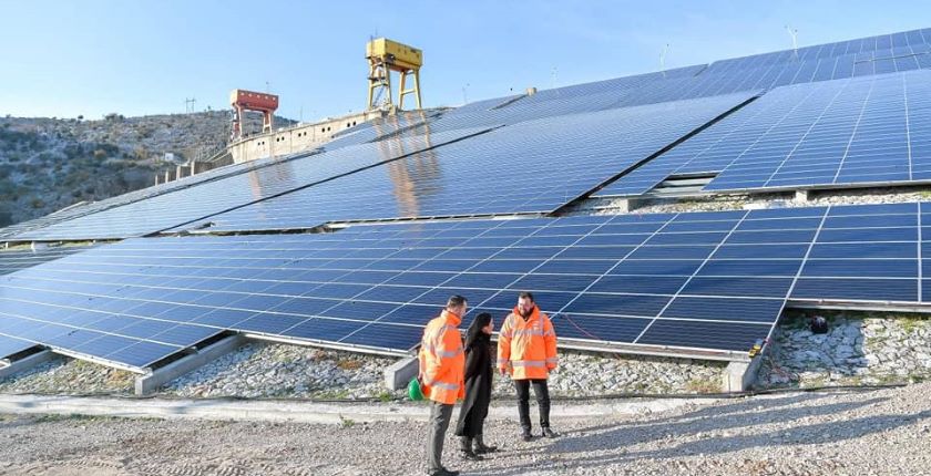 Albania photovoltaic plant Vau i Dejes dam wind floating solar