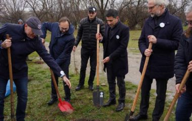 EBRD, EU, Austria donate 360 trees for greener Belgrade