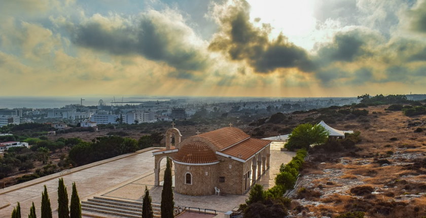 Power utility EAC solar park Church of Cyprus