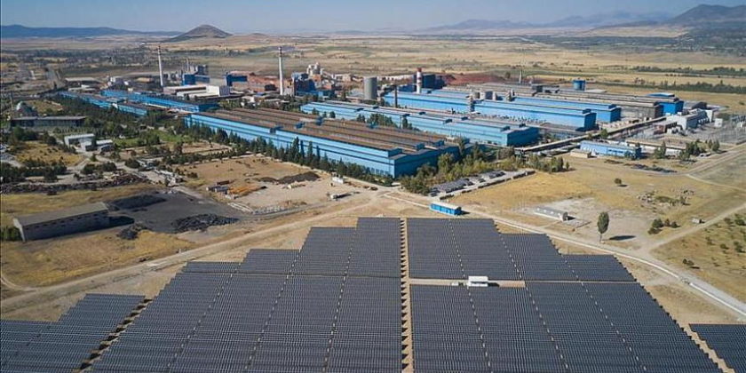 Turkish aluminum producer solar power plants net zero emissions
