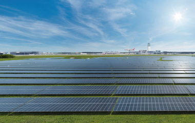 Vienna airport Austria biggest solar power plant