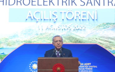 Erdogan 34 hydropower 125 more pipeline