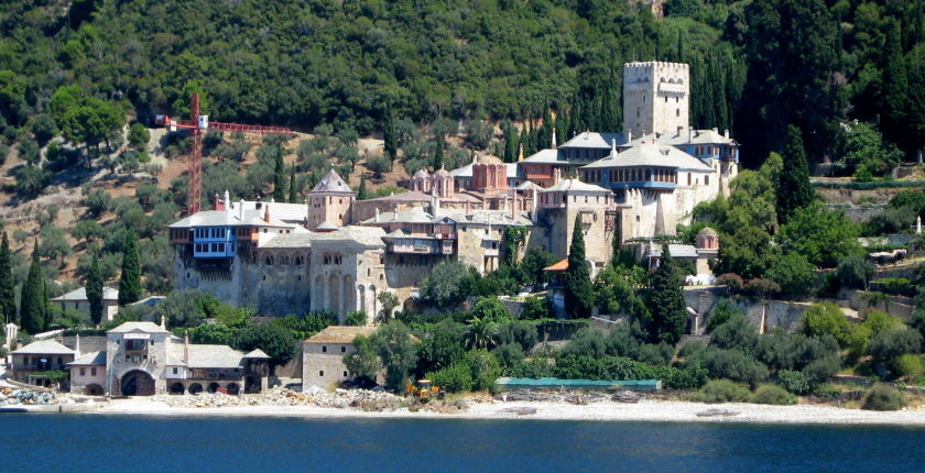 Mytilineos PV plants batteries Mt Athos monasteries Greece