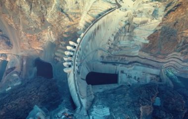 Turkey world fifth highest arch dam hydropower plant