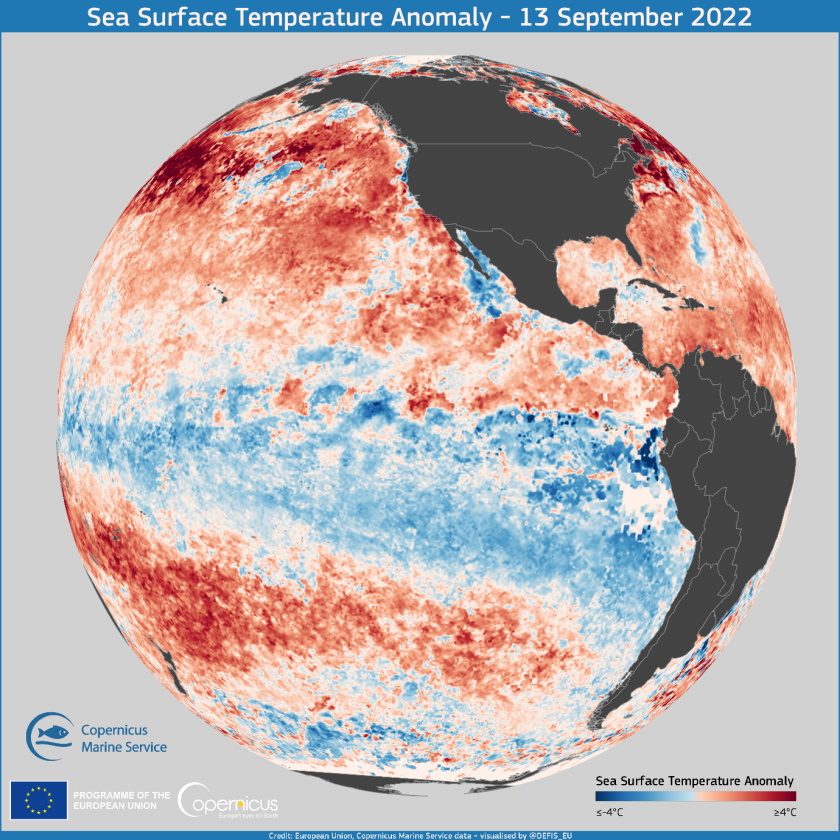 copernicus sea surface anomaly eu 2022