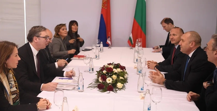 Bulgaria second gas pipeline interconnection Serbia Vucic Radev