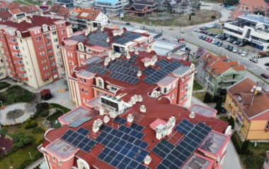 Homeowners Serbian city Nis solar power three buildings
