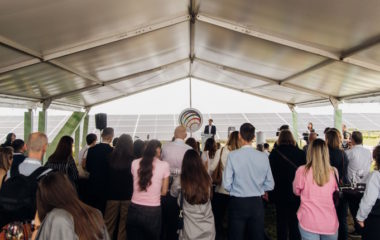 ProCredit first bank owned solar power plant Kosovo