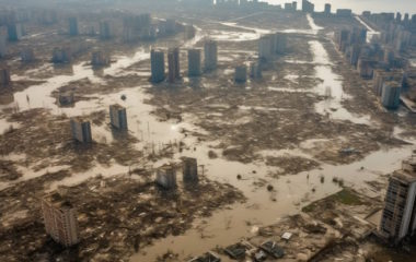 Climate change human factors worsened flooding Libya Greece