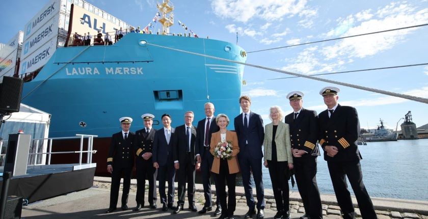 First green methanol-fueled container ship set sail