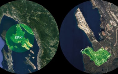 Green energy park ammonia hub start operations Croatia Krk 2027