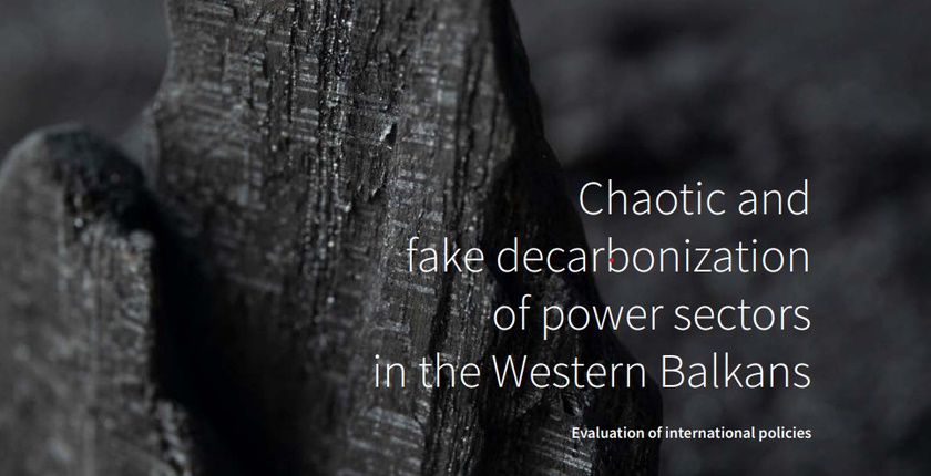 CHAOTIC fAKE DECARBONIZATION OF POWER SECTORS WESTERN BALKANS reset miljevic kusljugic