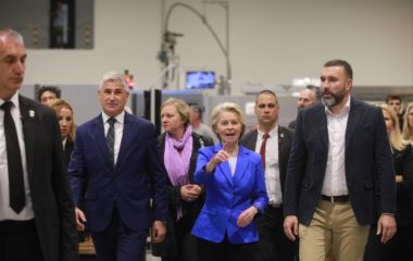European Commission’s President von der Leyen visits energy companies in Podgorica, Belgrade