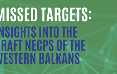 can europe necp western balkans report missed targets