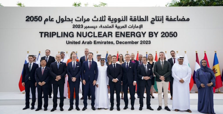 22 countries COP28 tripling nuclear capacity by 2050