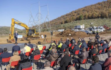 Albania construction power link North Macedonia