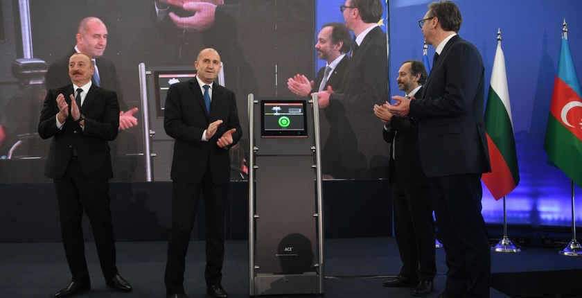 serbia bulgaria gas interconnector vucic aliyev radev Giaufre