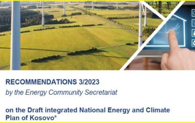 kosovo necp energy community recommendations