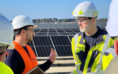 Testing GGF Blue 1 solar power plant Albania