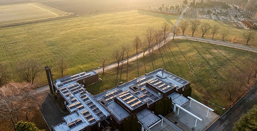 croatia osijek solar cemetery